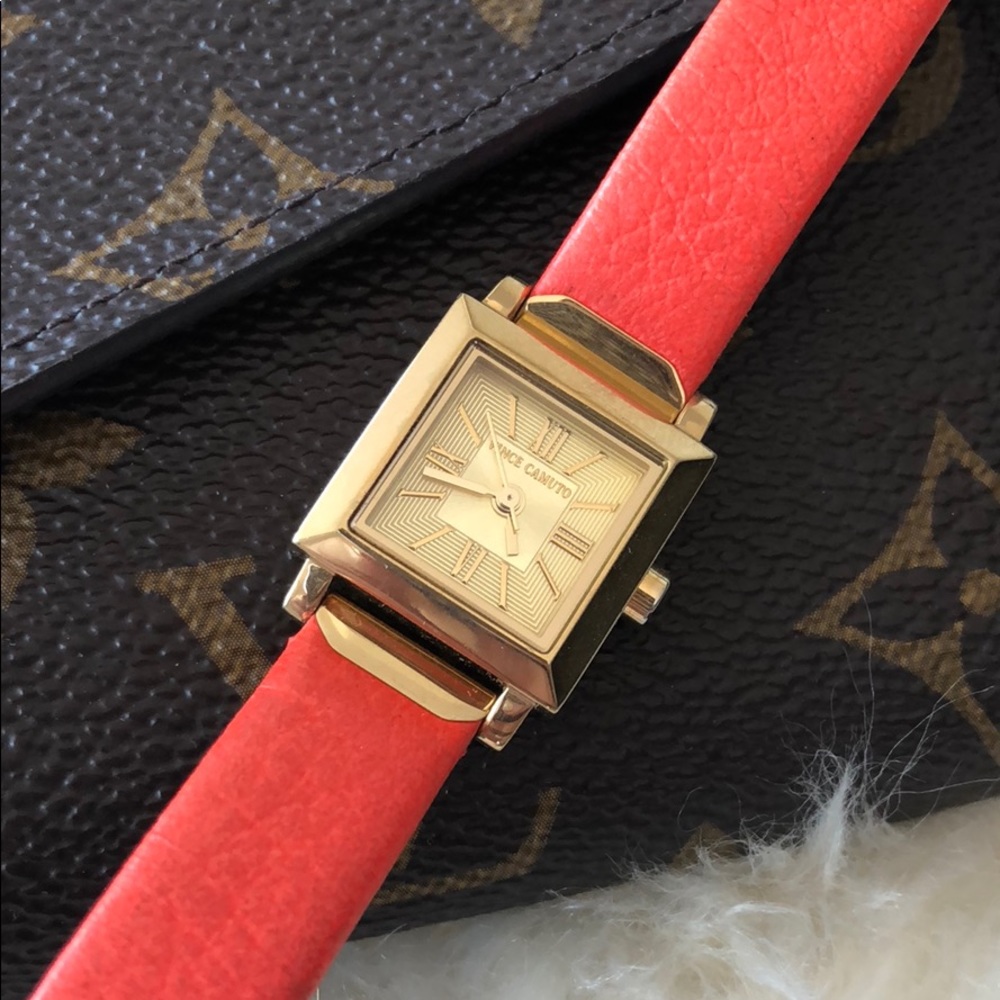 Bright Orange /Coral Vince Camino Watch